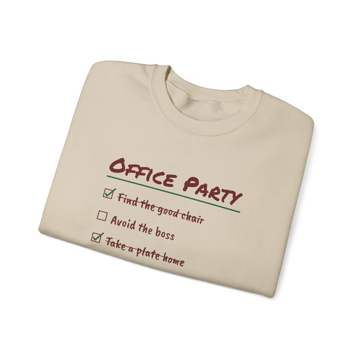Funny Christmas Coworker Sweatshirt Take A Plate Home Leave By Six