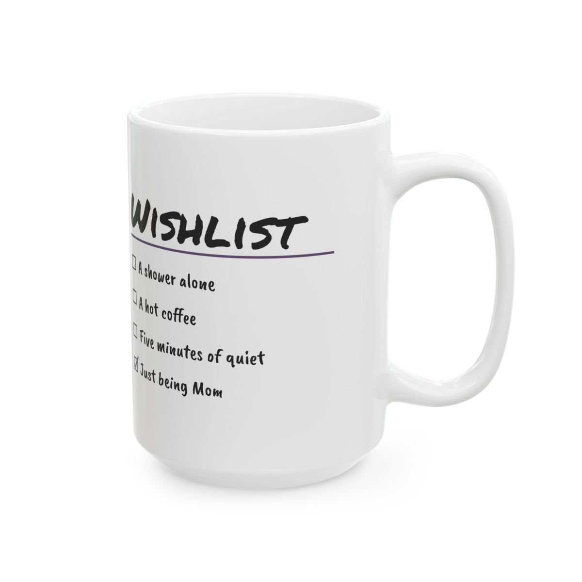 New Mom Coffee Mug Funny Wishlist Checklist For First Time Moms