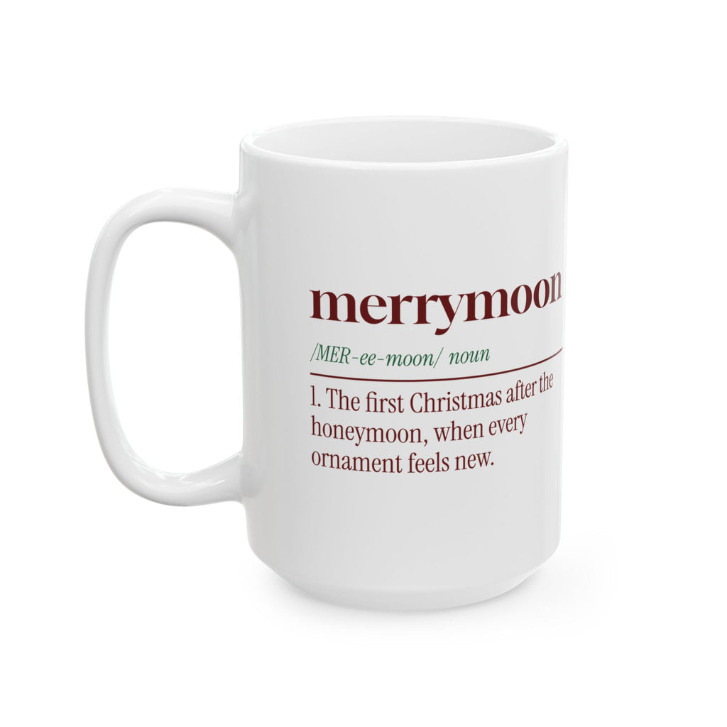 Christmas Coffee Mug Merrymoon Dictionary Definition Newlyweds
