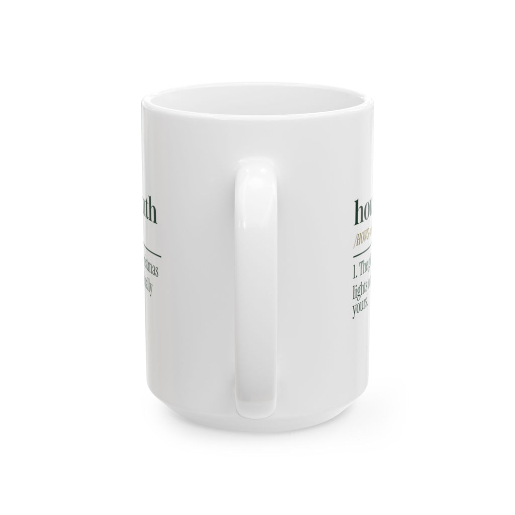Christmas Coffee Mug Housewarmth Dictionary Definition New House