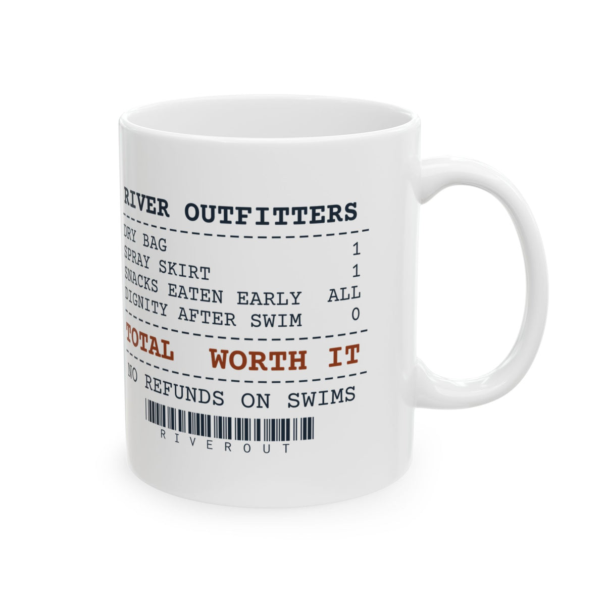 Dignity After Swim Zero Coffee Mug For Kayakers