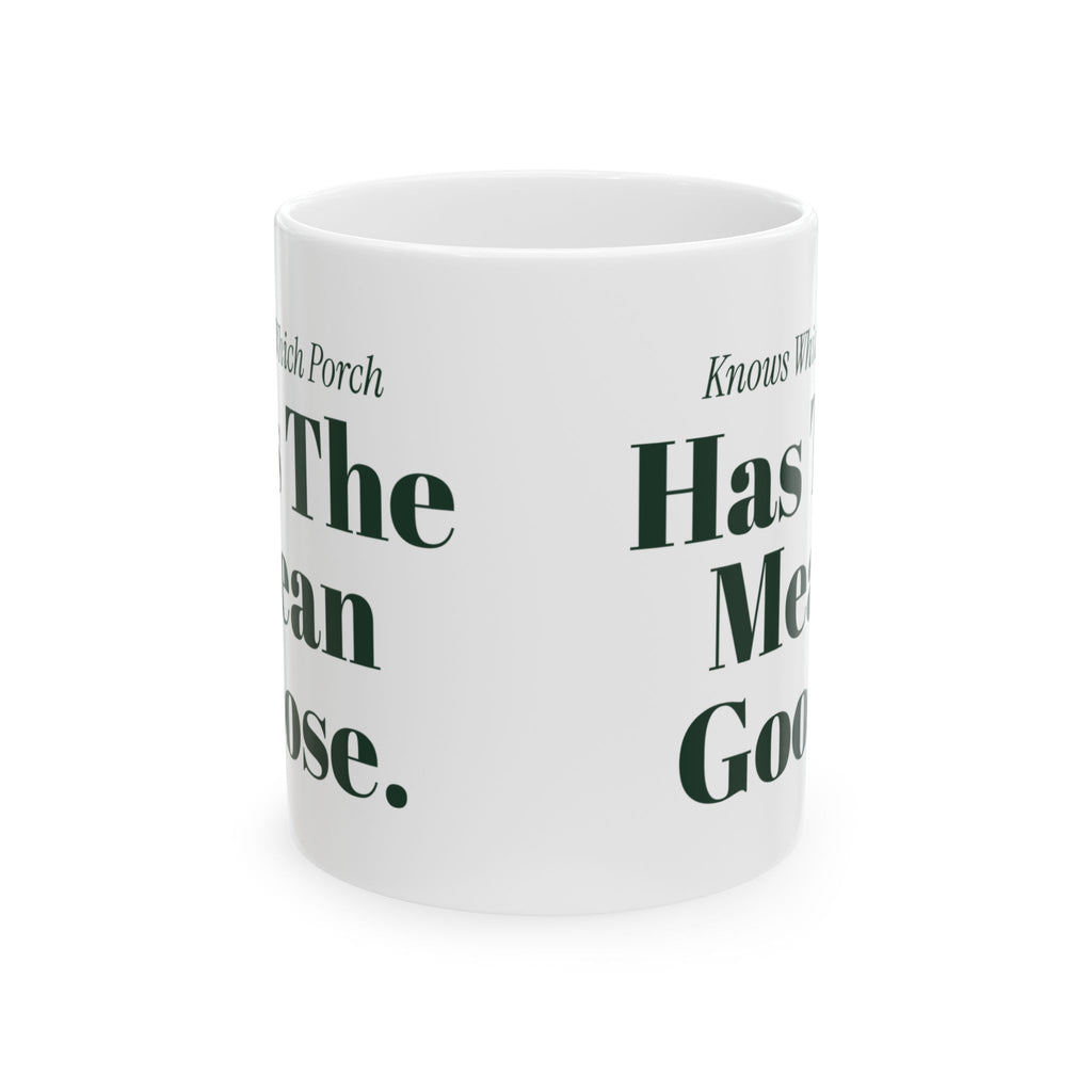 Funny Delivery Driver Coffee Mug Knows Which Porch Has The Mean Goose