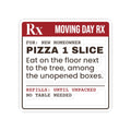 Funny New Home Christmas Sticker Pizza On The Floor Prescription