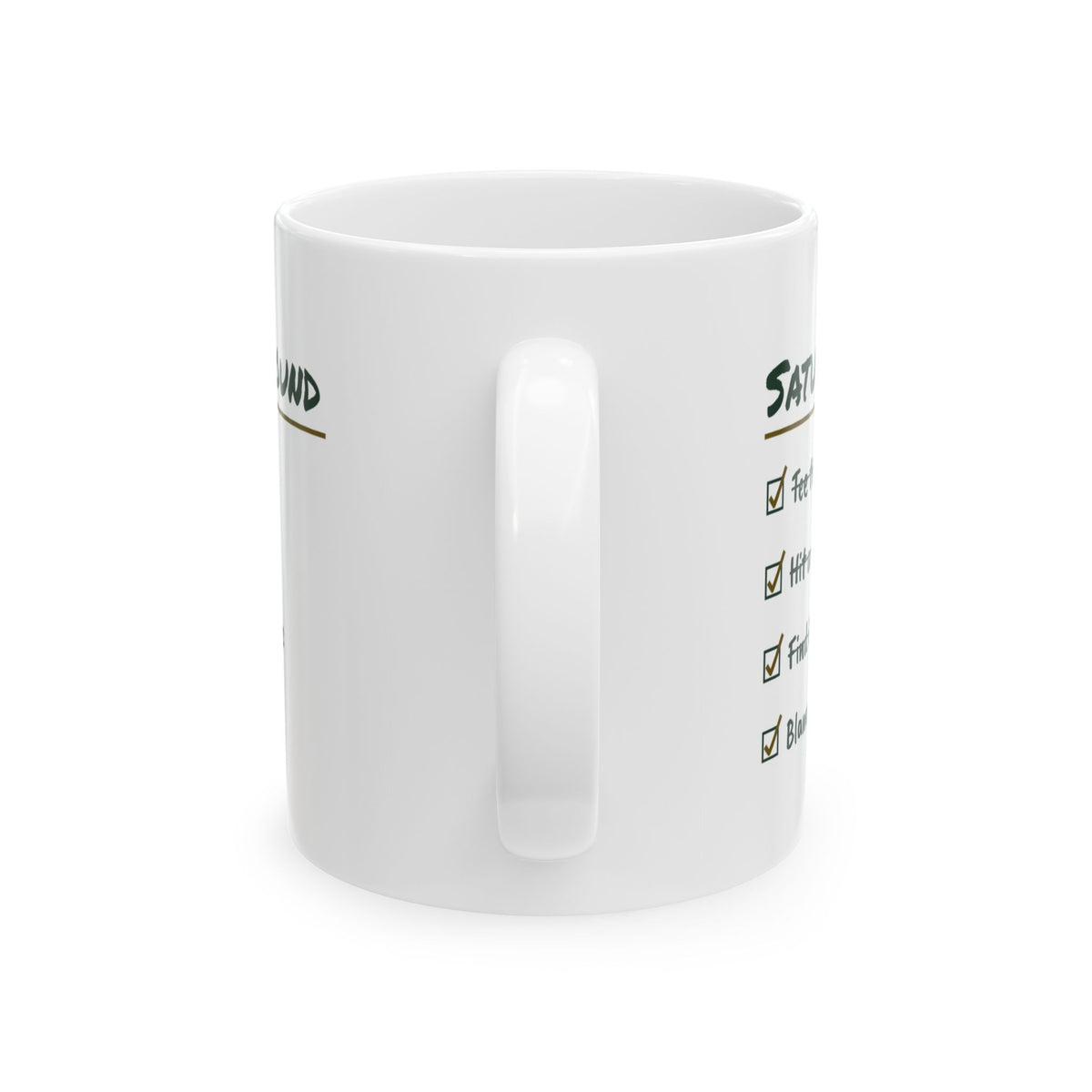 Funny Golf Coffee Mug Find It In The Woods Blame The Wind