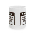 Funny Chocolate Lover Coffee Mug Hears A Wrapper Two Rooms Away