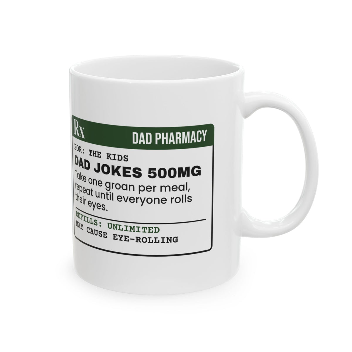 Dad Joke Relief Coffee Mug For Dad