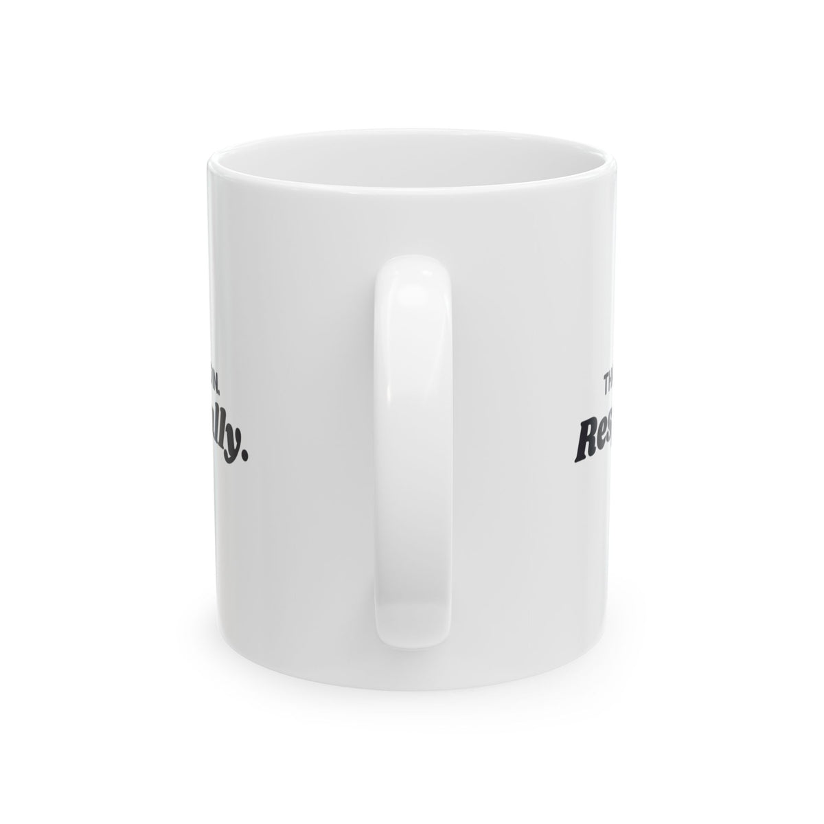 Funny Pickleball Coffee Mug That Ball Was In Respectfully