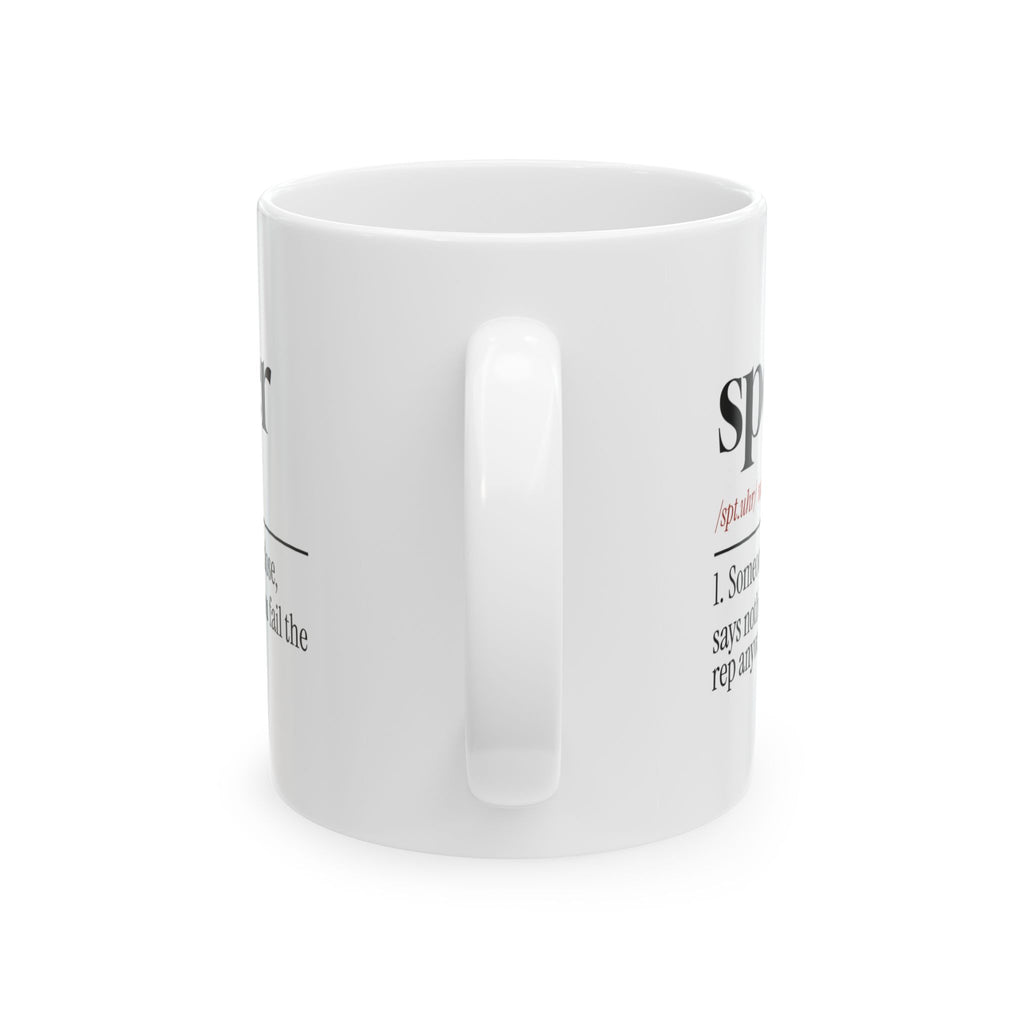 Spotter Definition Coffee Mug For Gym Lovers
