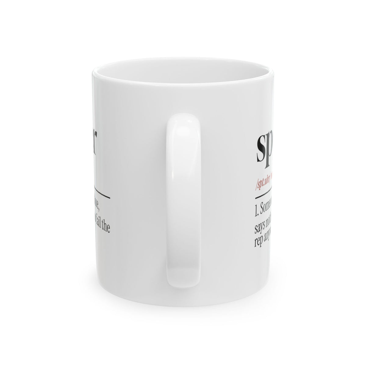 Spotter Definition Coffee Mug For Gym Lovers