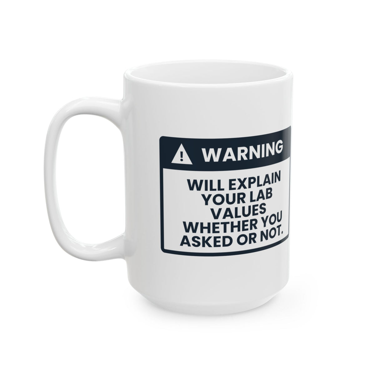 Funny Nurse Coffee Mug Warning Label For New RN Graduation