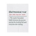 Funny Christmas Throw Blanket Thermostat War Definition For Families