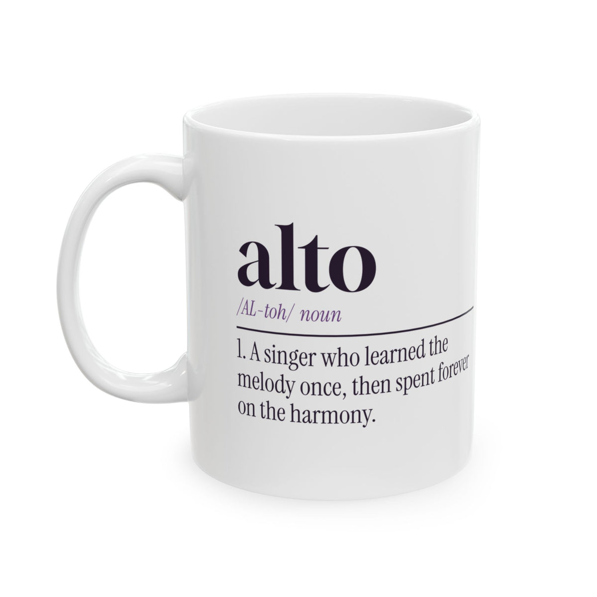 Funny Choir Coffee Mug Alto Dictionary Definition For Singers