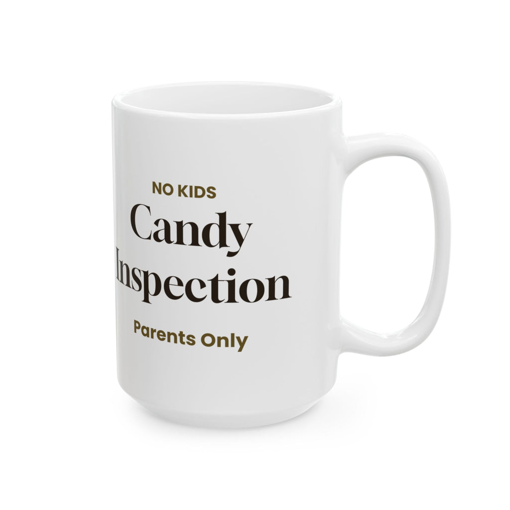Funny Easter Candy Inspection Sign Coffee Mug For Parents