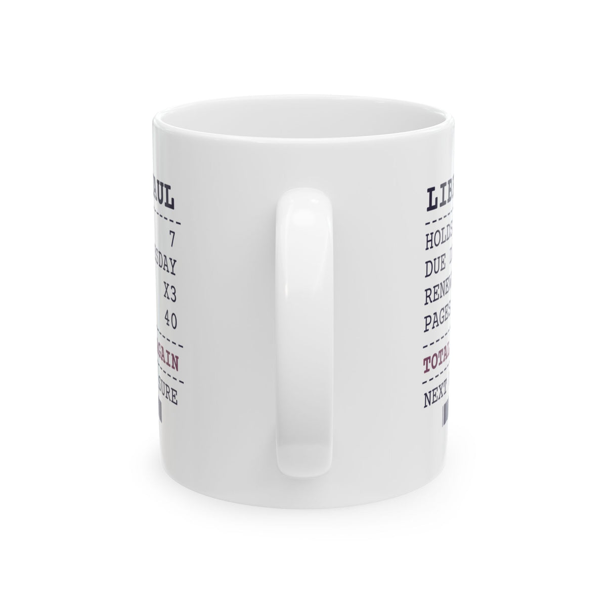 Funny Book Lover Coffee Mug Renewed It Three Times Still On Page 40