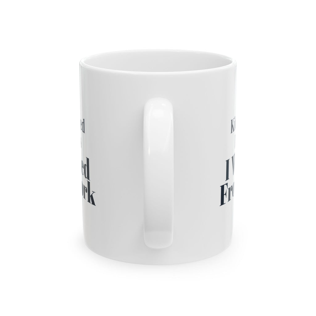 Funny Christmas Nurse Coffee Mug Kids Opened Presents I Watched From Work