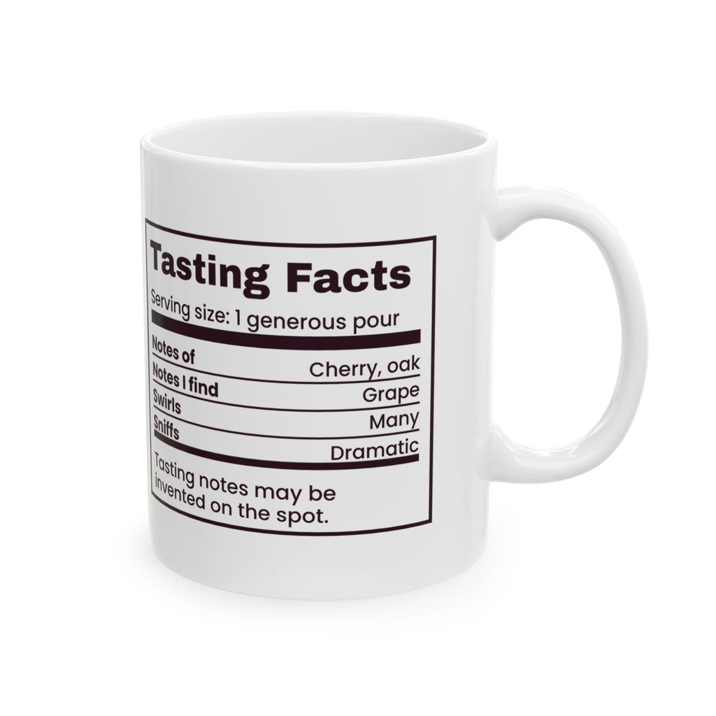 Funny Wine Lover Mug Notes Of Cherry I Taste Grape Tasting Label