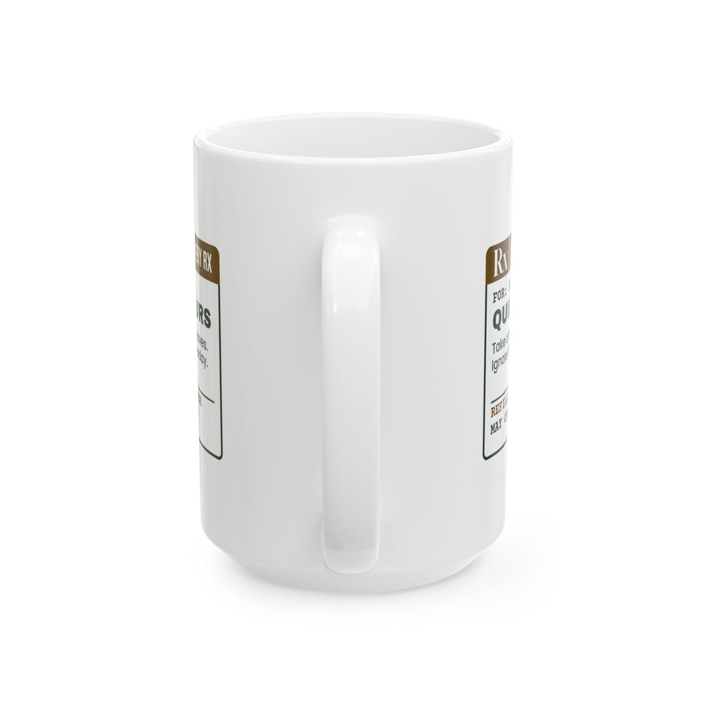 Funny Christmas Coffee Mug Quiet 12 Hours Prescription For Hosts