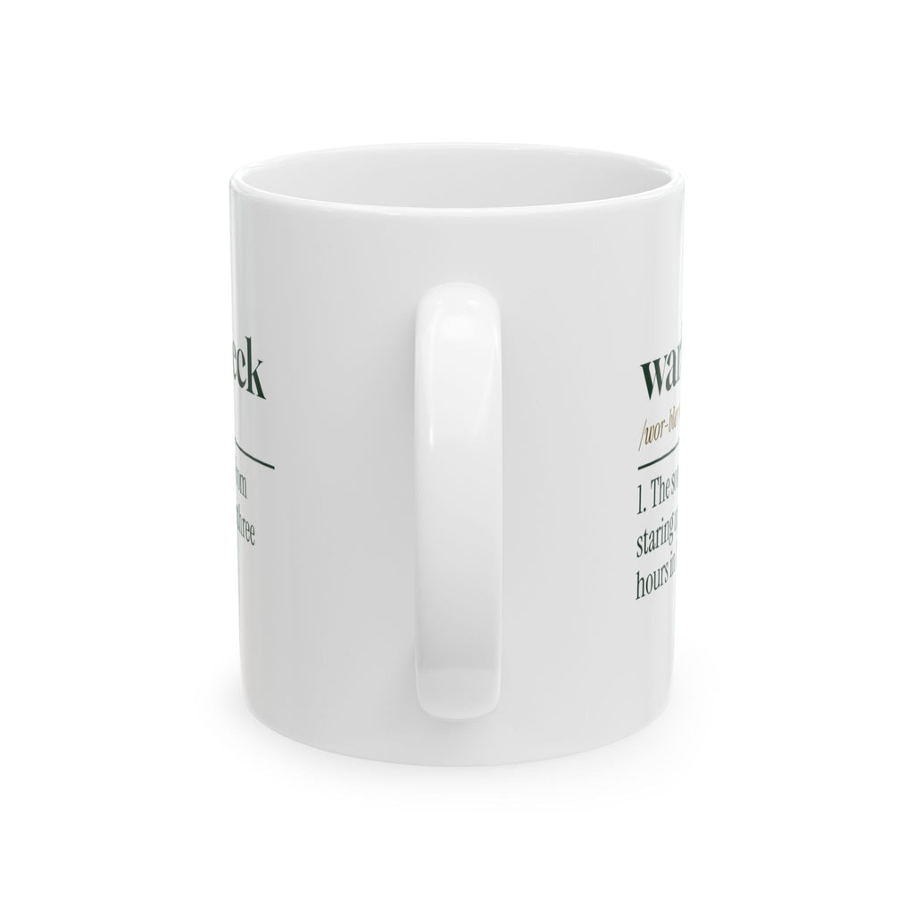 Funny Bird Watching Coffee Mug Warbler Neck Dictionary For Birders