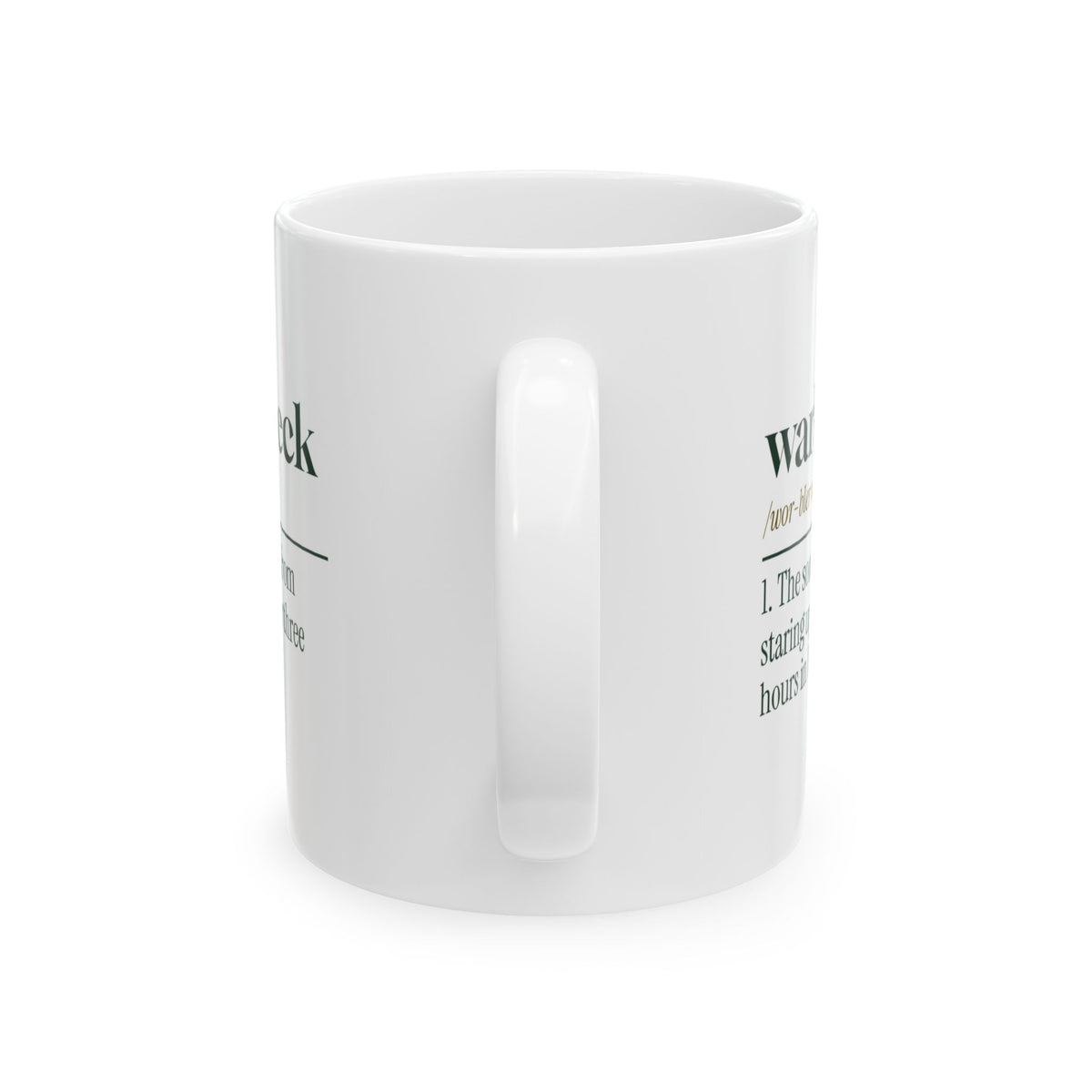 Funny Bird Watching Coffee Mug Warbler Neck Dictionary For Birders