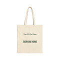 Christmas Tote Bag Tree Lit Fire Warm Everyone Home Cozy Design