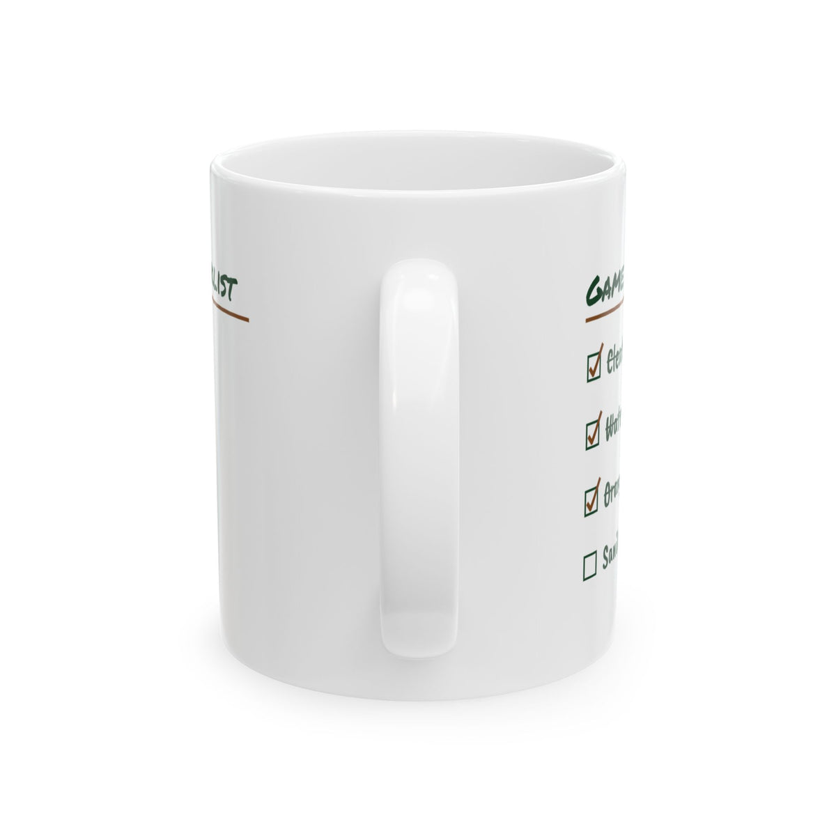 Soccer Mom Coffee Mug Game Day Checklist