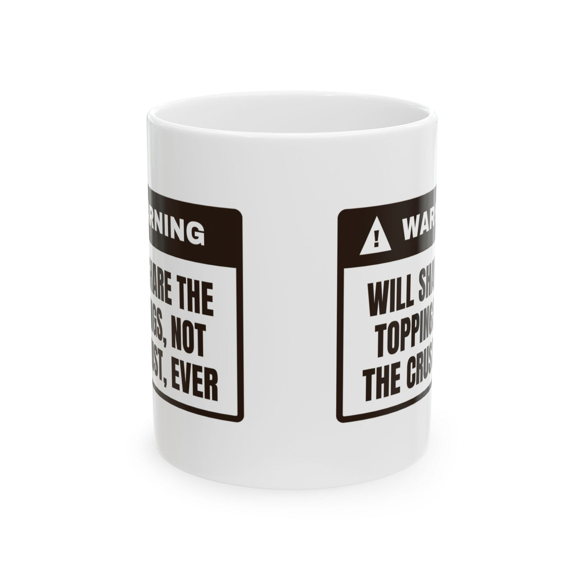 Pizza Coffee Mug Will Share Toppings Not The Crust