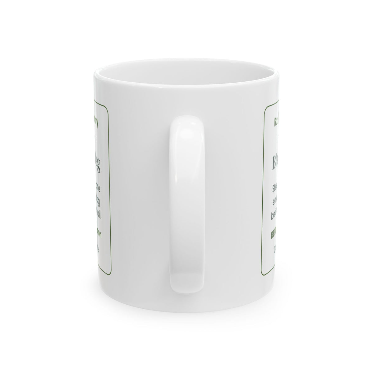 Funny Tea Lover Coffee Mug Black Tea Prescription Steep For One Email