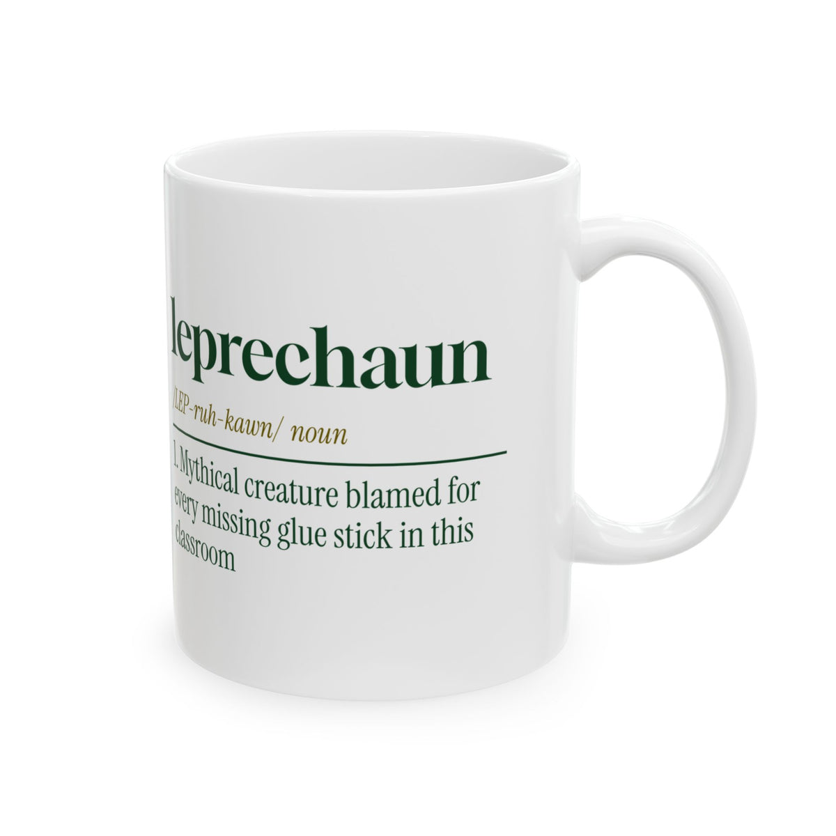 Funny St Patricks Mug Leprechaun Redefined