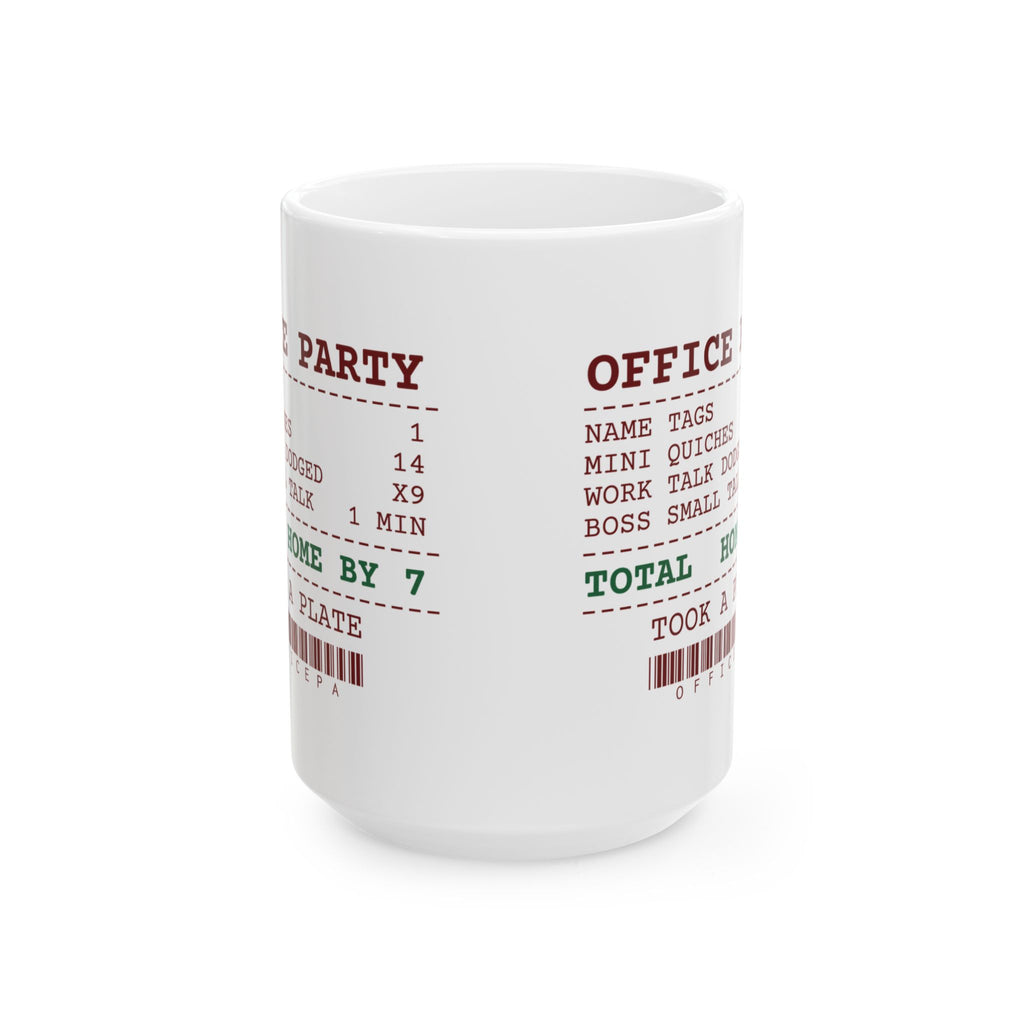 Funny Christmas Coworker Coffee Mug Mini Quiches 14 Office Party Receipt
