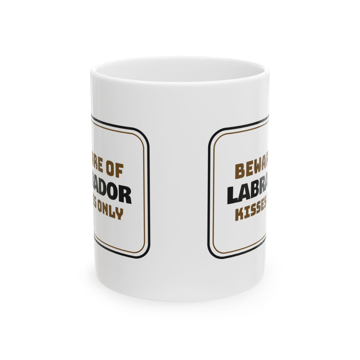 Beware Of Labrador Coffee Mug For Dog Lovers