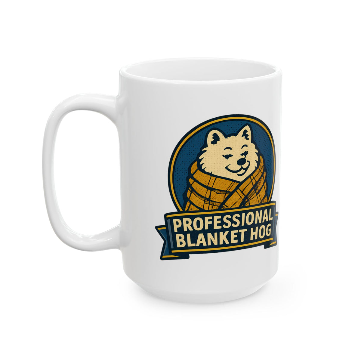 Funny Professional Blanket Hog Dog Mom Dog Dad Cozy Coffee Mug