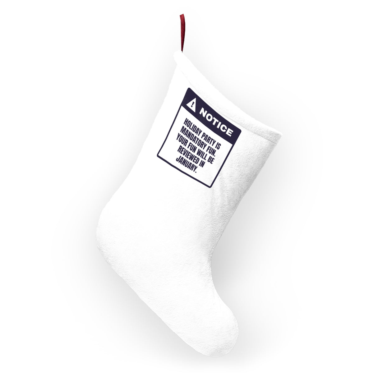 Funny Office Christmas Party Christmas Stocking Mandatory Fun Reviewed In