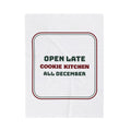 Christmas Throw Blanket Cookie Kitchen Open Late All December For Bakers