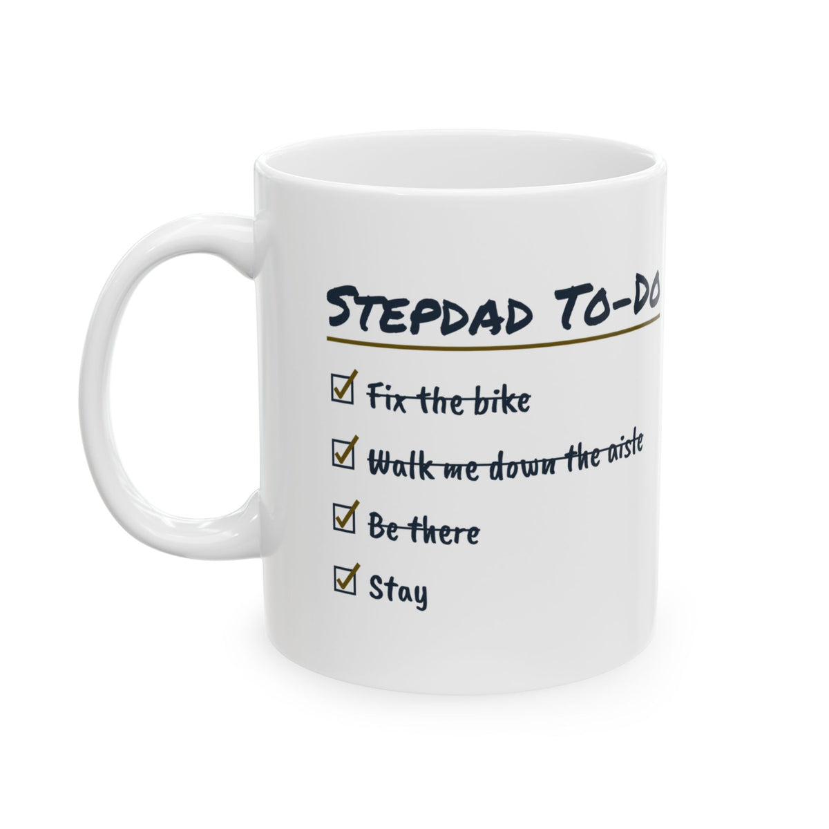 Stepdad To Do List Coffee Mug Funny Checklist For Dads