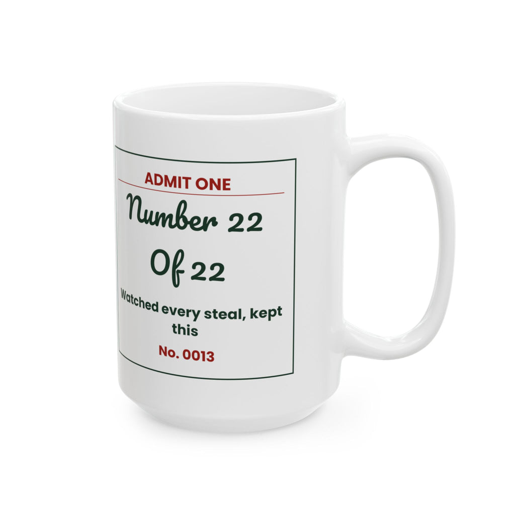 Funny White Elephant Coffee Mug Number 22 Of 22 Ticket