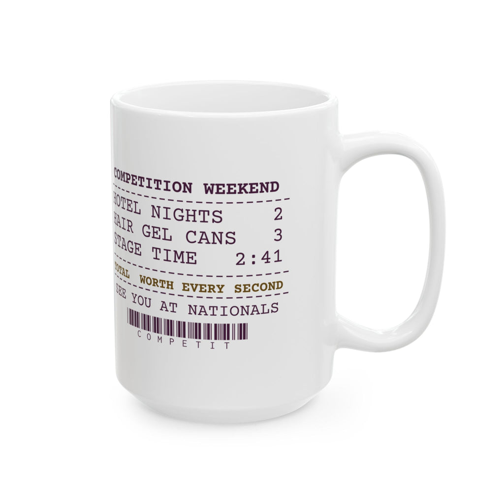 Funny Dance Mom Coffee Mug Two Hotel Nights For 2:41 On Stage Receipt