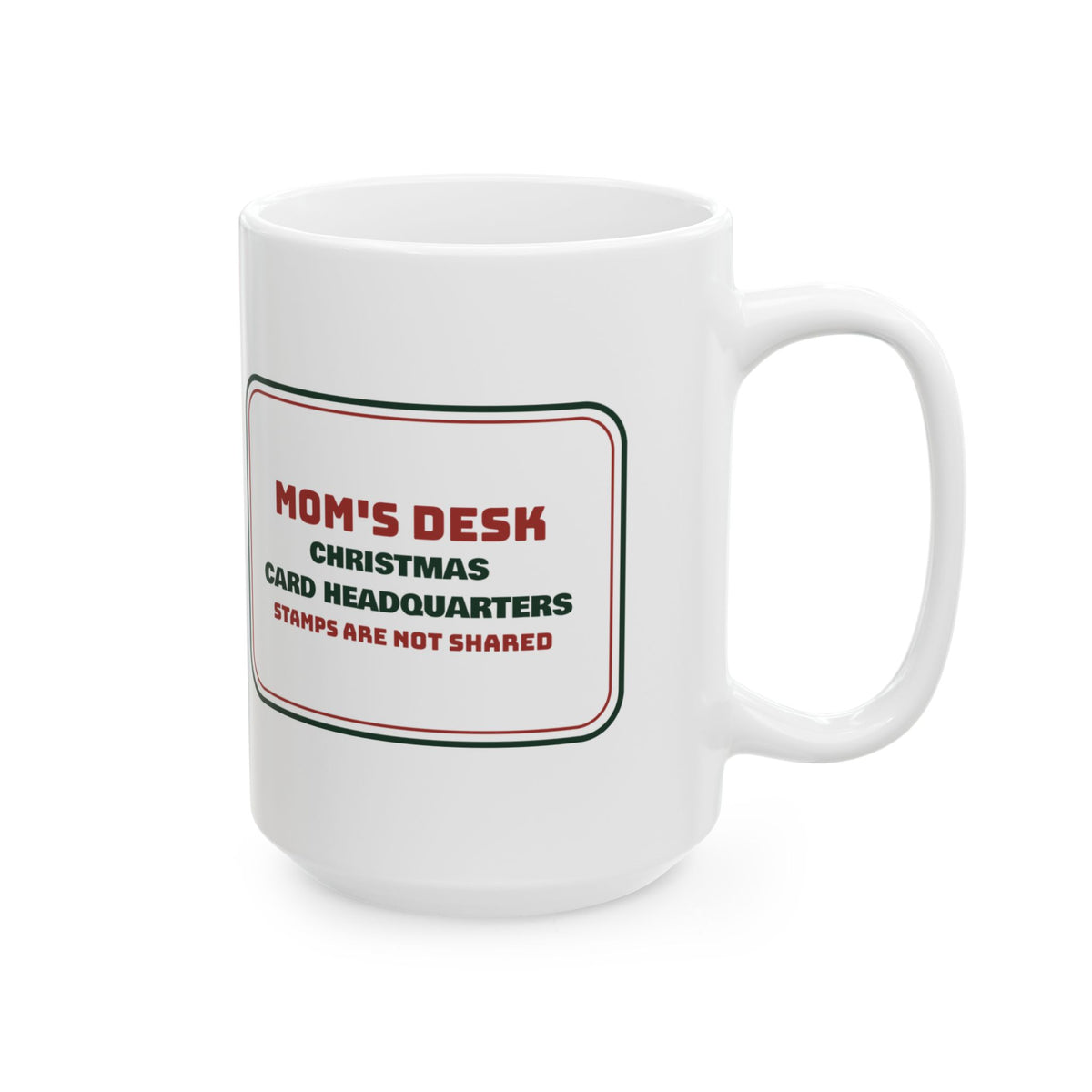 Funny Christmas Coffee Mug Christmas Card Headquarters For Mom