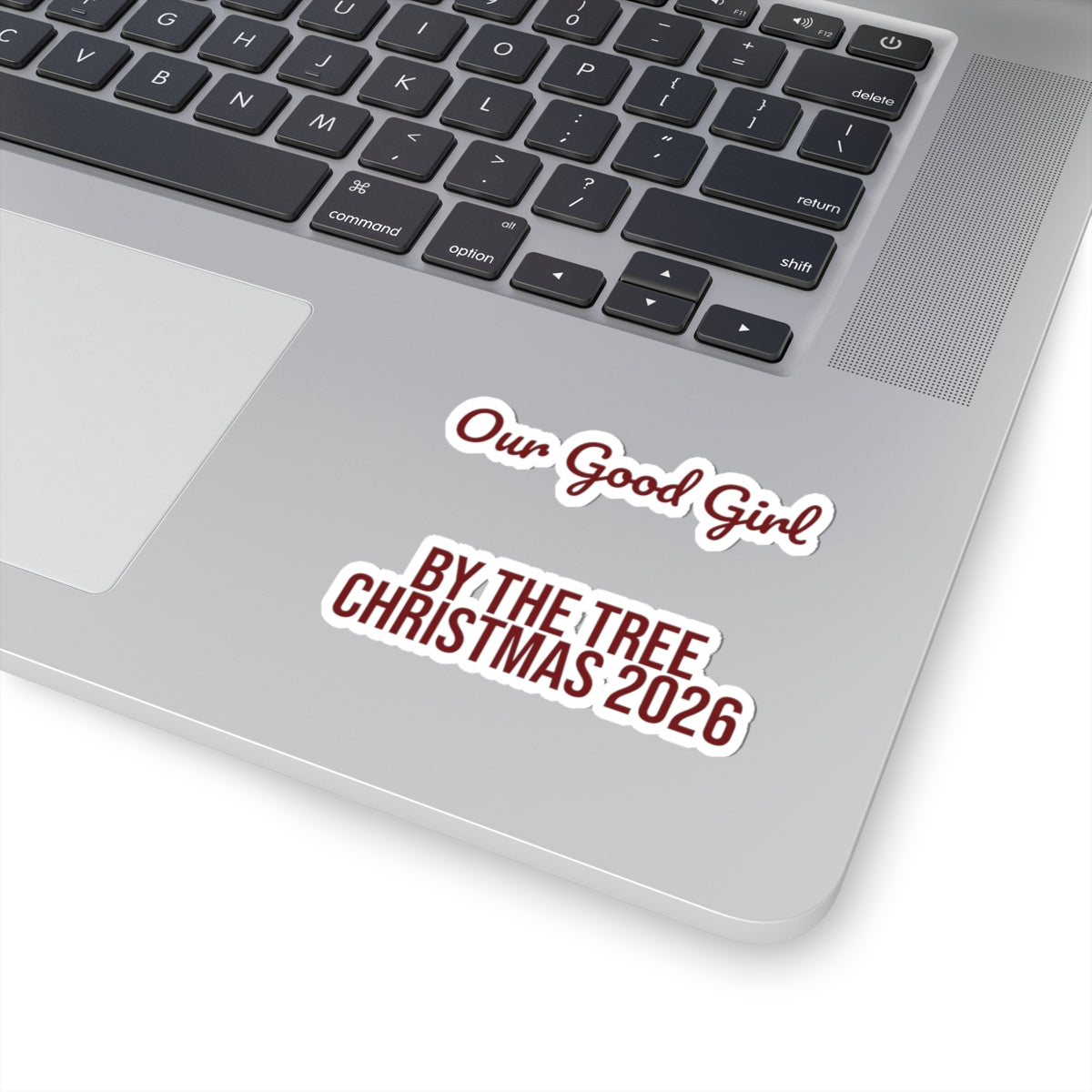 Christmas Sticker Our Good Girl By The Tree 2026 For Dog Moms