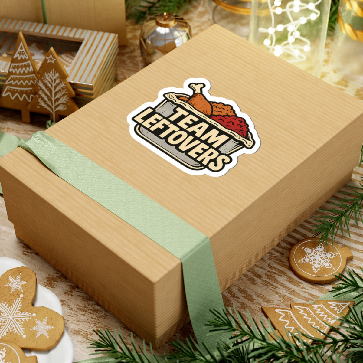 Funny Team Leftovers Thanksgiving Day After Food Lover Sticker
