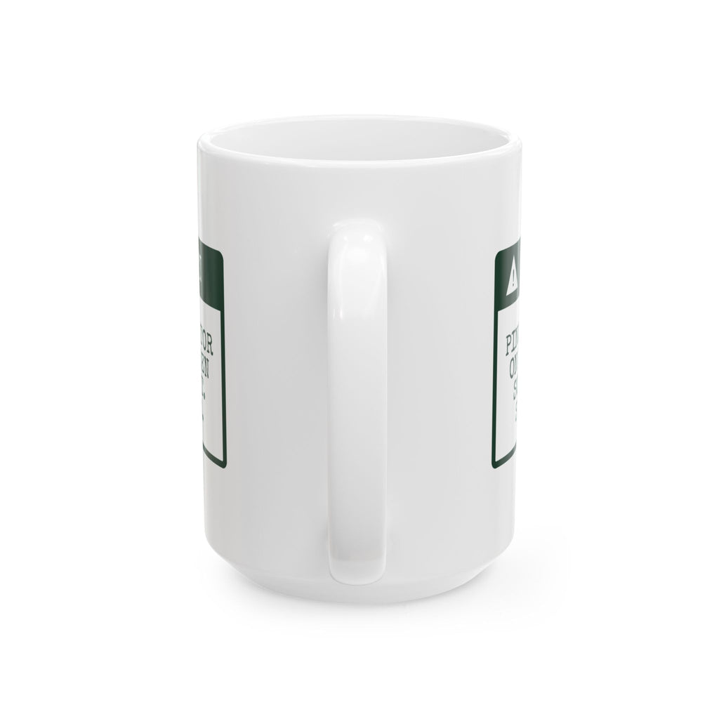 Funny St Patricks Day Coffee Mug Green Socks Count Pinch Inspector