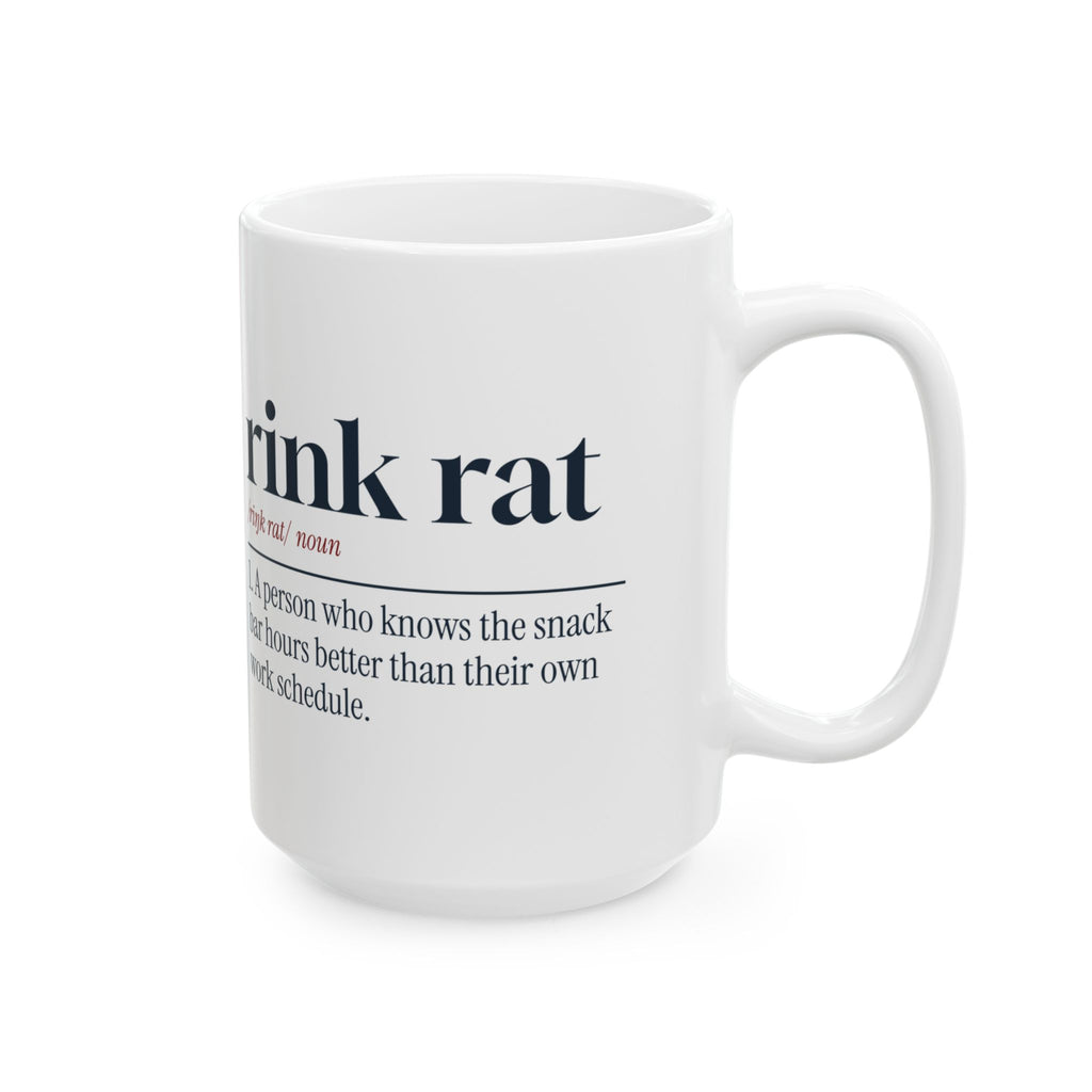 Funny Hockey Coffee Mug Rink Rat Definition For Hockey Families