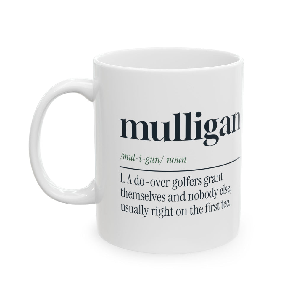 Golfer Coffee Mug Mulligan Definition Self-Approved For Golf Lovers