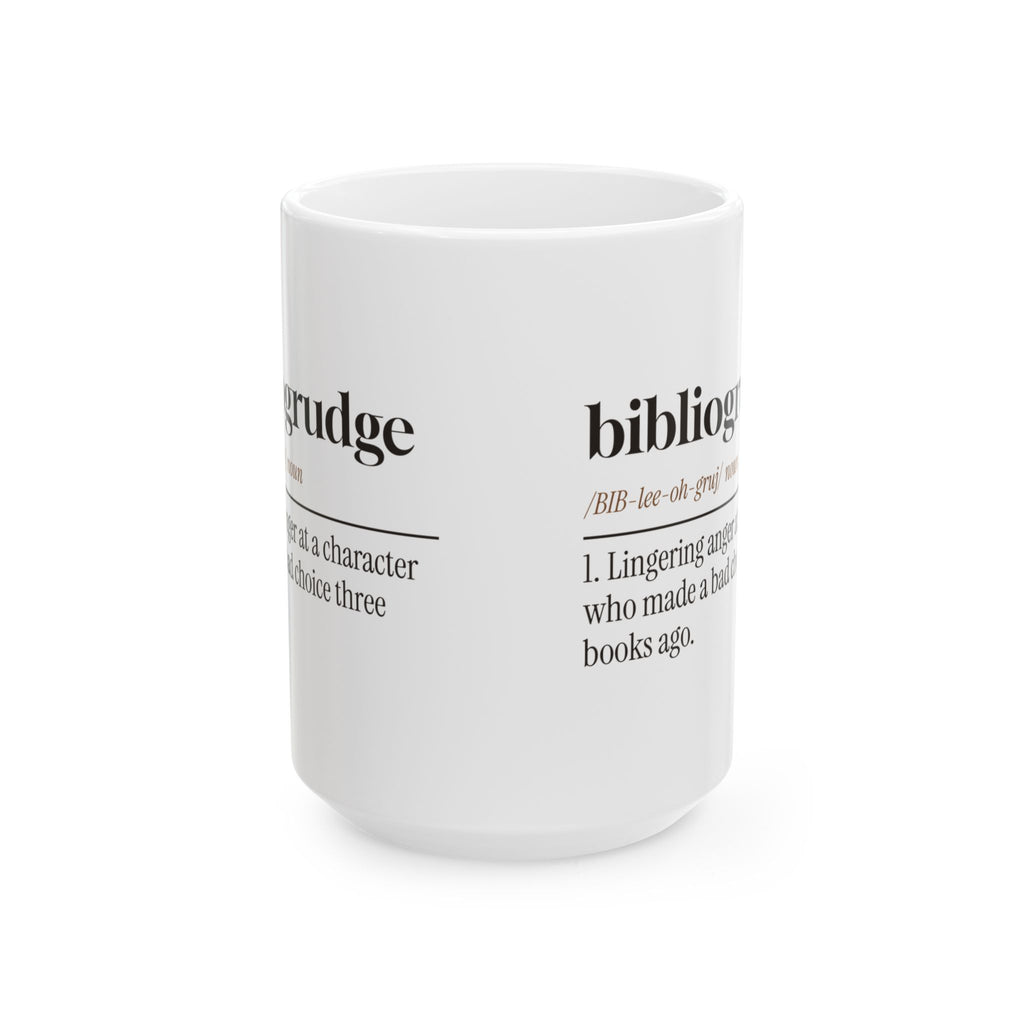 Funny Book Lover Coffee Mug Bibliogrudge Still Mad Three Books Later
