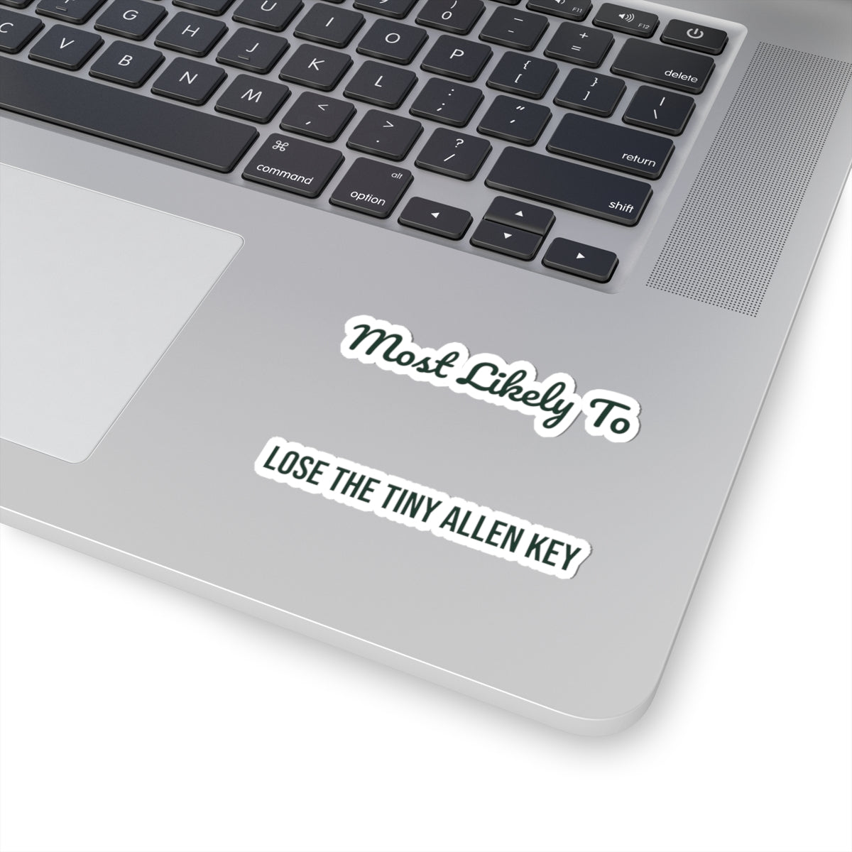 Funny Christmas Sticker Most Likely To Lose The Tiny Allen Key Family