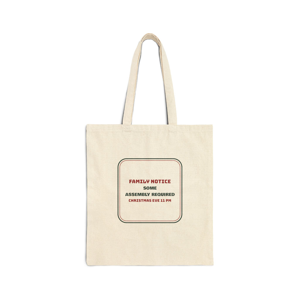 Funny Christmas Tote Bag Some Assembly Required Christmas Eve 11 PM