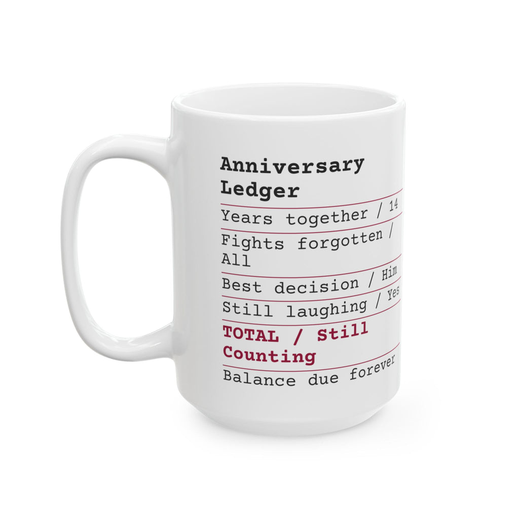 Funny Anniversary Coffee Mug Still Counting For Husband