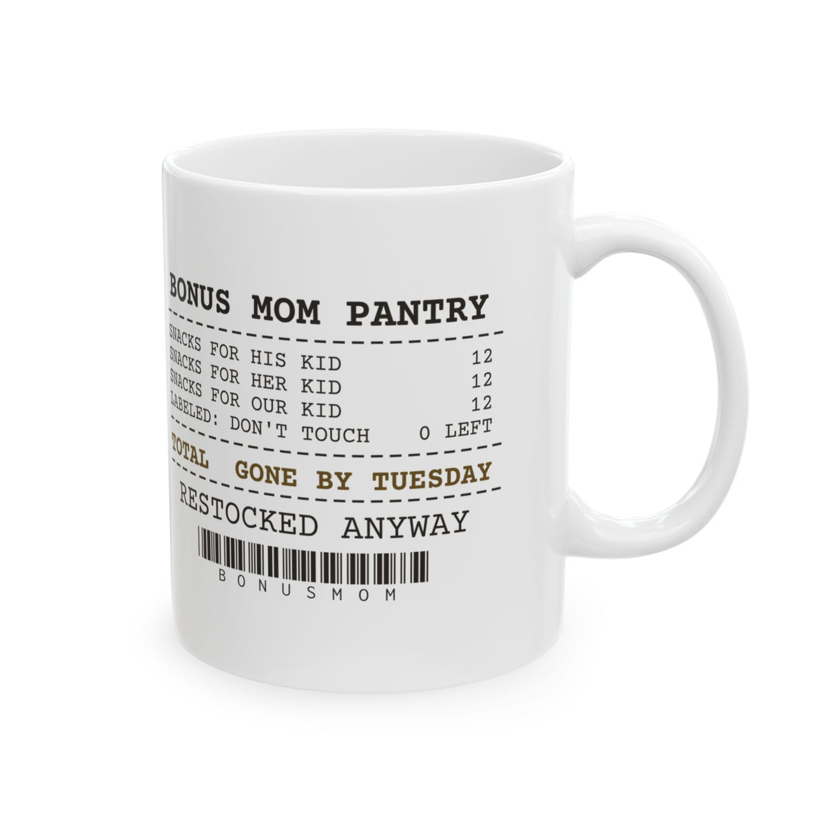 Bonus Mom Coffee Mug Pantry Gone By Tuesday