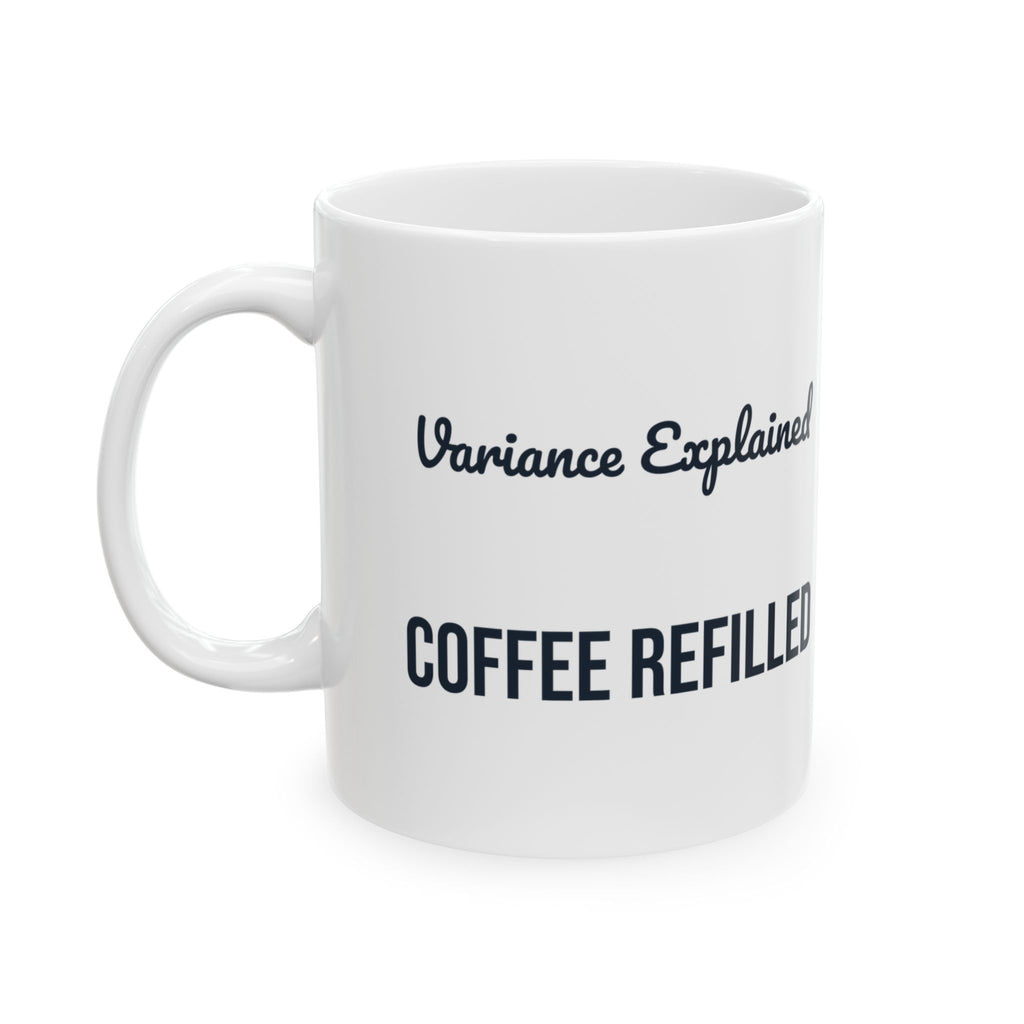 Accountant Coffee Mug Variance Explained Coffee Refilled Script