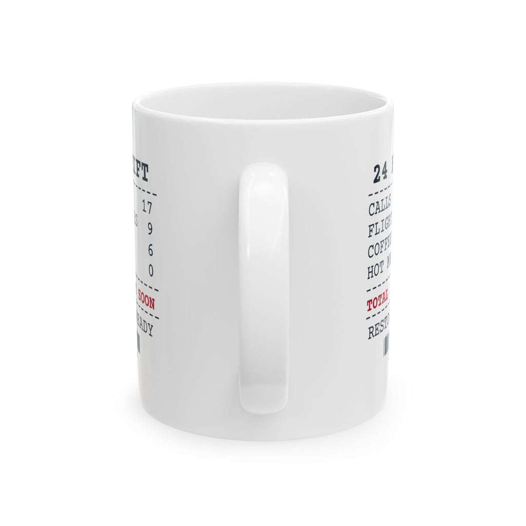 Funny Paramedic Coffee Mug Flights Of Stairs 9 Hot Meals 0 Receipt