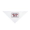 Funny Christmas Dog Bandana Note To Santa The Dog Did It For Dog Owners